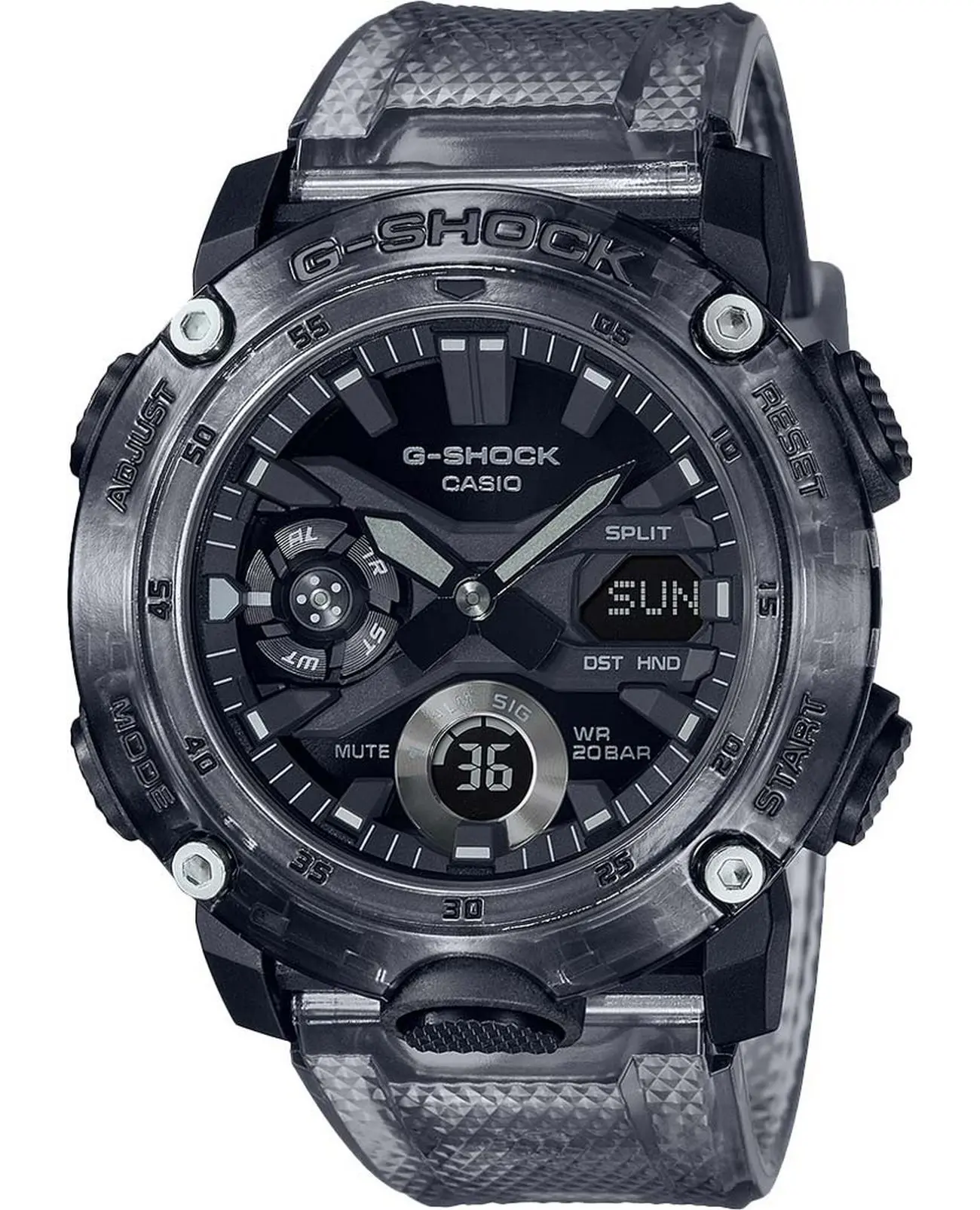 Часы Casio G-Shock GA-2000SKE-8A купить в Оренбурге по цене 24962 RUB:  описание, характеристики