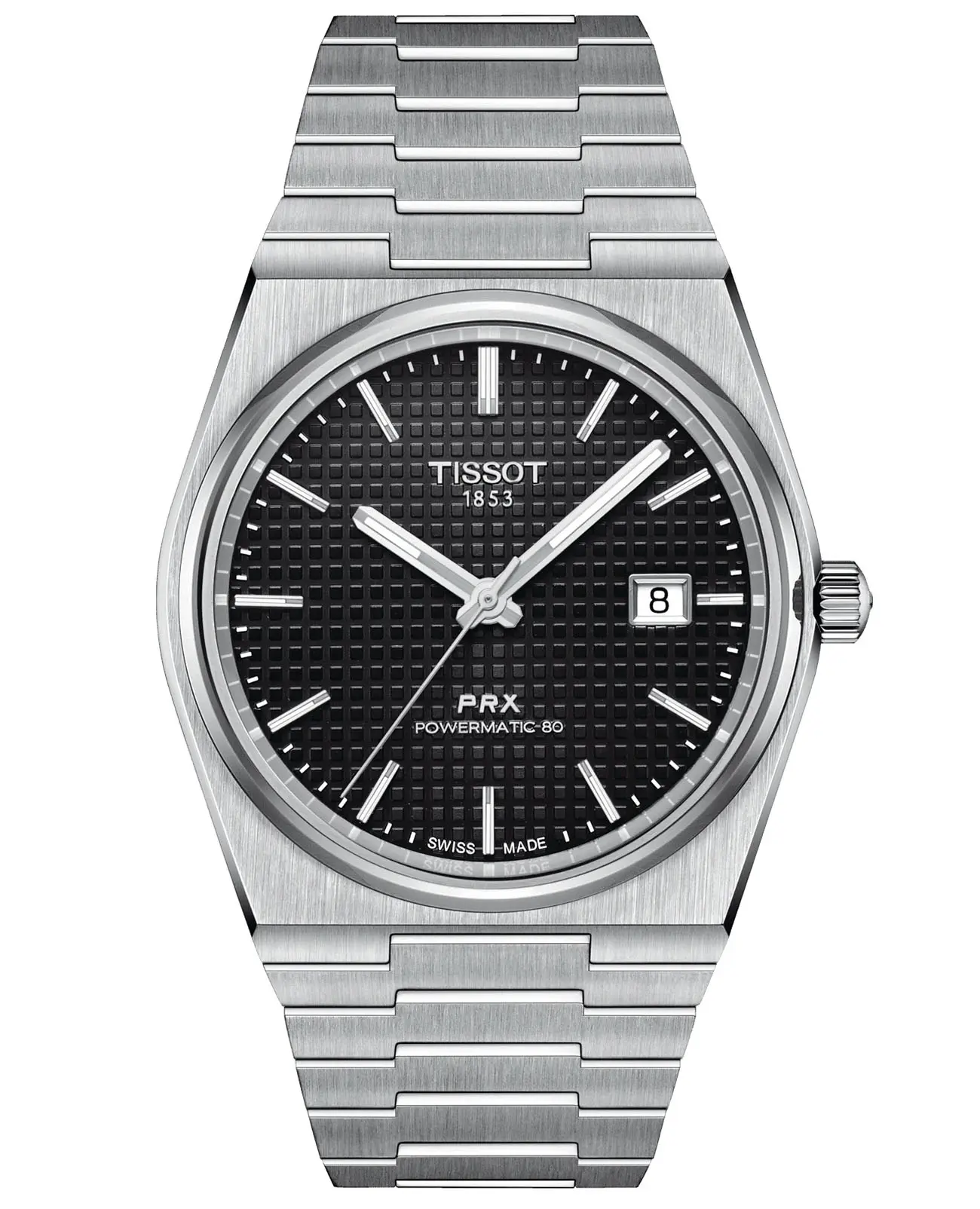 Часы Tissot PRX Powermatic 80 T1374071105100 купить в Сочи по цене 104352  RUB: описание, характеристики