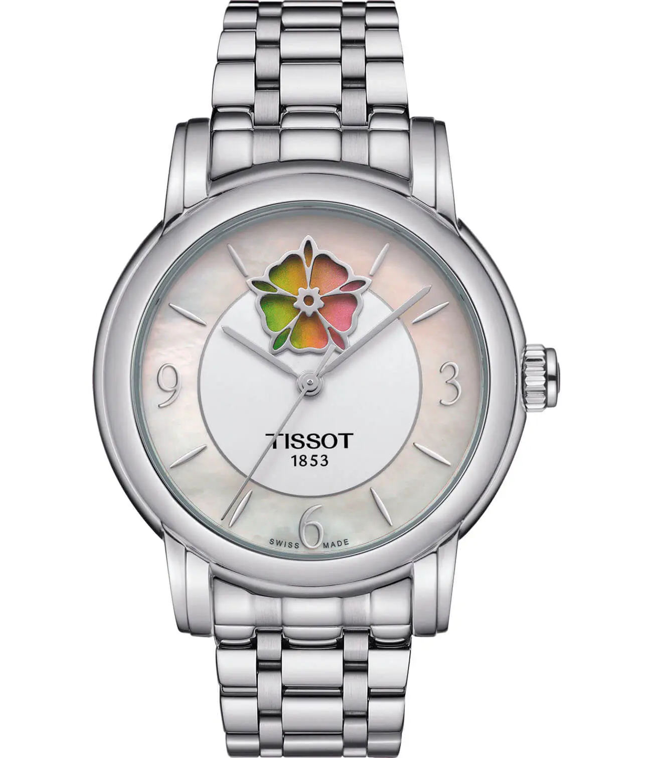 Часы Tissot Lady Heart Flower Powermatic 80 T0502071111705 купить в  Новосибирске по цене 119289 RUB: описание, характеристики