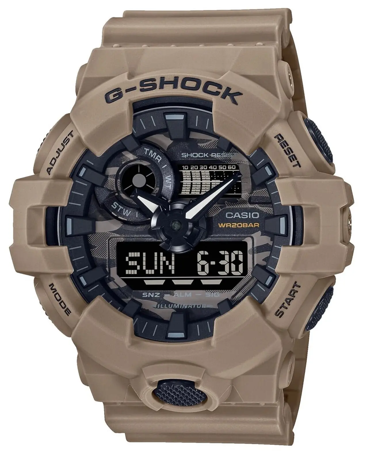 Часы Casio G-Shock GA-700CA-5A купить в Волжском по цене 16027 RUB:  описание, характеристики