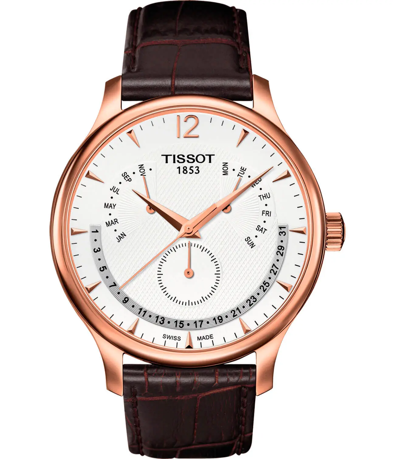 Часы Tissot Tradition Perpetual Calendar T0636373603700 купить в Набережных  Челнах по цене 72867 RUB: описание, характеристики