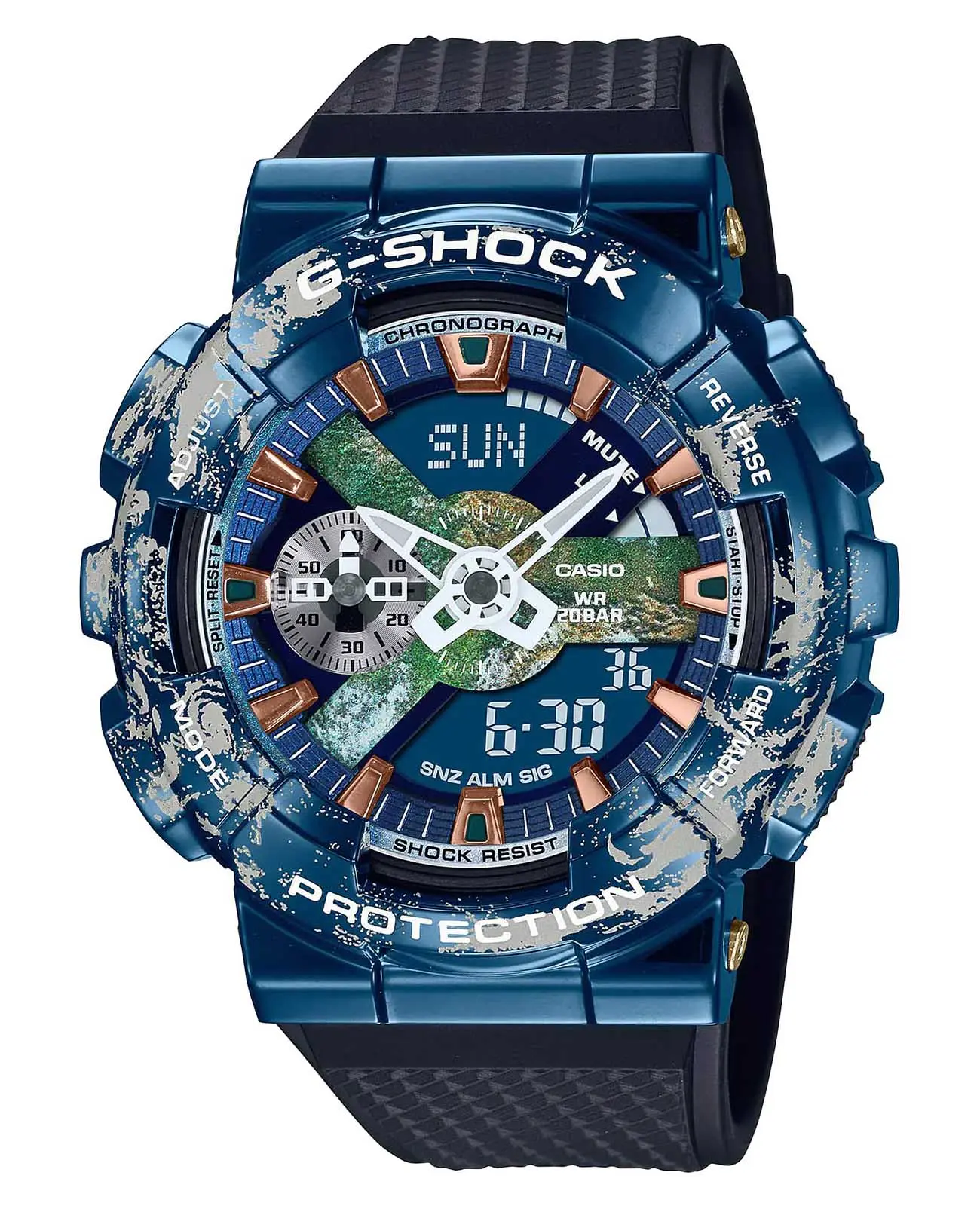 Часы Casio G-Shock GM-110EARTH-1ADR купить в Набережных Челнах по цене  46957 RUB: описание, характеристики