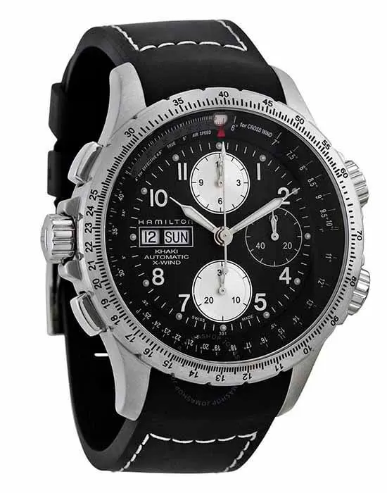 Часы Hamilton Khaki Aviation X-Wind Auto Chrono H77616333 купить в