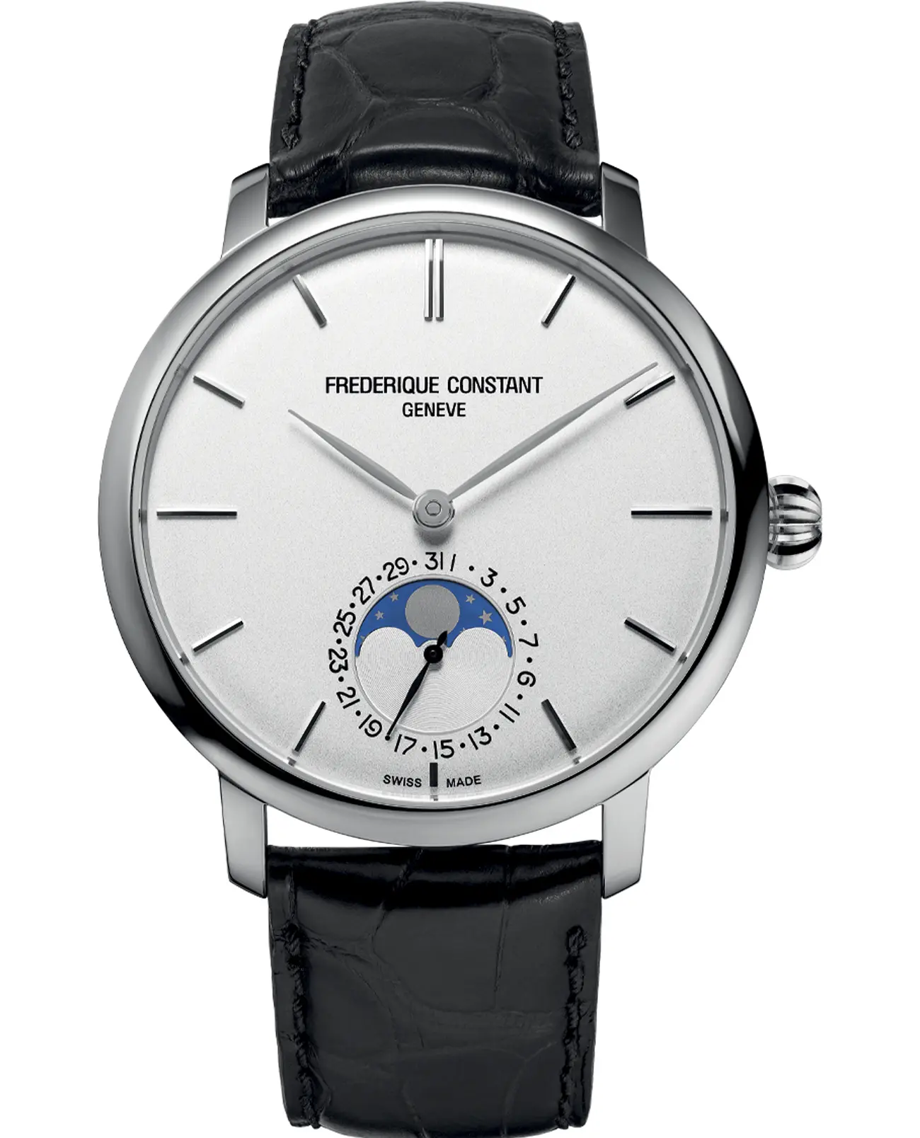 Часы Frederique Constant Slimline Moonphase Manufacture FC-705S4S6 купить в  Казани по цене 299500 RUB: описание, характеристики