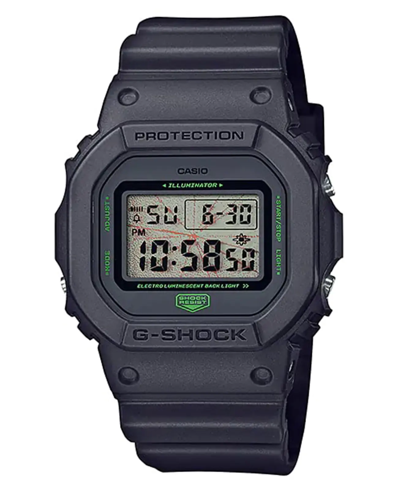 Часы Casio G-Shock DW-5600MNT-1 купить в Владивостоке по цене 15981 RUB:  описание, характеристики