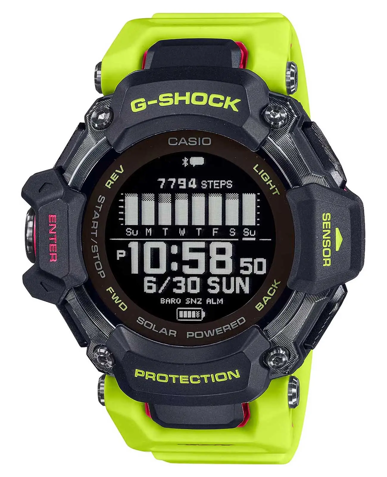 Часы Casio G-Shock GBD-H2000-1A9ER купить в Уфе по цене 69978 RUB:  описание, характеристики