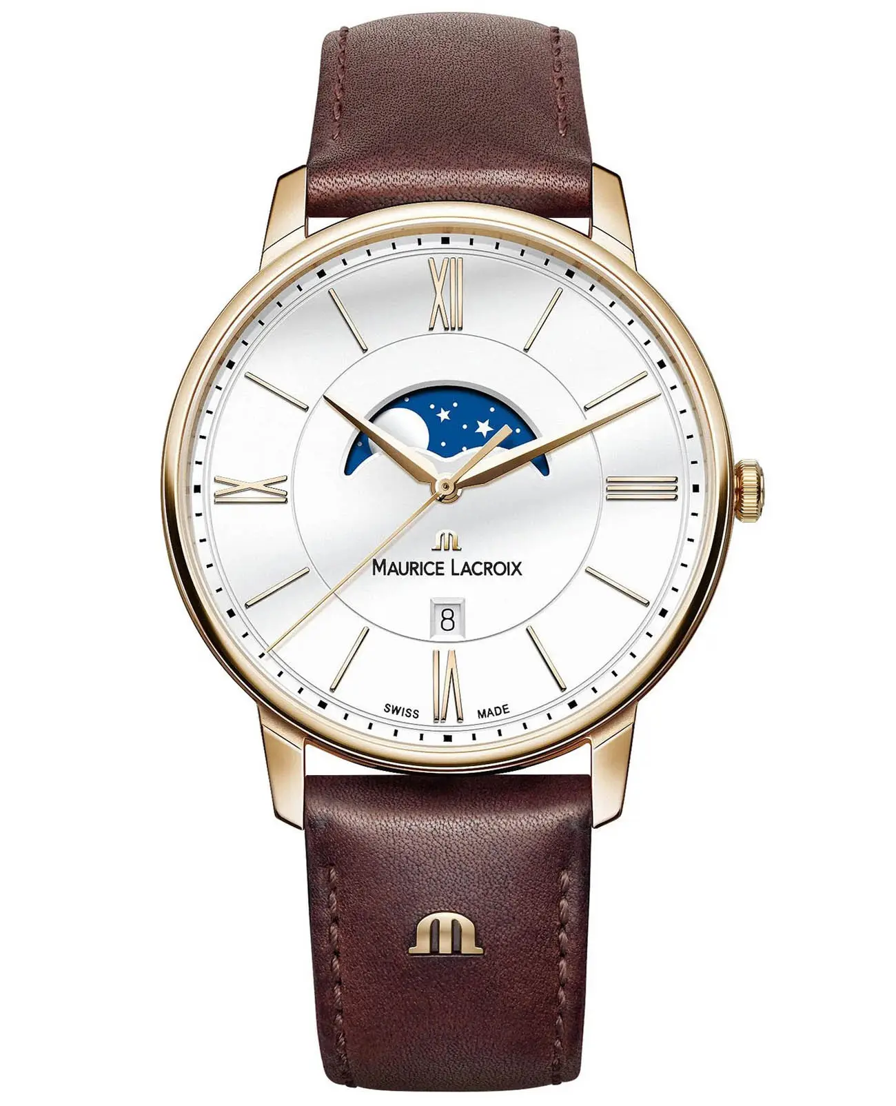 Часы Maurice Lacroix Eliros Moonphase EL1108-PVP01-112-1 купить в  Новочеркасске по цене 120991 RUB: описание, характеристики