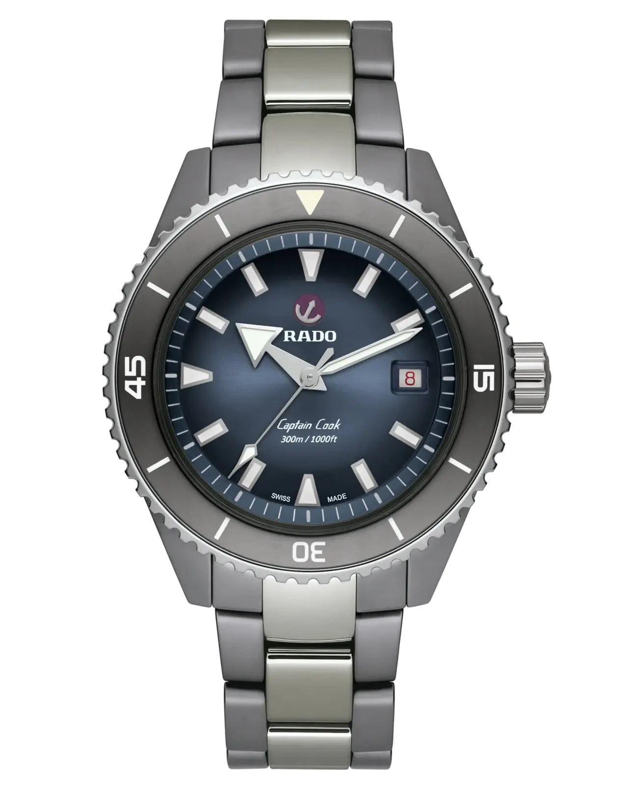 Часы Rado Captain Cook High-Tech Ceramic Diver R32144202 купить в Казани по  цене 471790 RUB: описание, характеристики