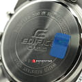 Casio Casio Edifice EFV-590D-1AVUEF кварцевые мужские часы часы крупный план черный циферблата