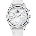Swiss Military by Chrono Swiss Military by Chrono SM30207.06  SM30207.06 кварцевые женские часы  перламутровый циферблат, браслет кожаный — вид спереди