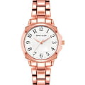 Anne Klein Anne Klein Metals 4166WTRG  4166WTRG кварцевые женские часы белый циферблат, браслет сталь с ip покрытием — вид спереди