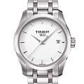 Tissot Tissot Couturier Lady T035.210.11.011.00 Couturier T0352101101100 кварцевые женские часы  белый циферблат, браслет нержавеющая сталь — вид спереди
