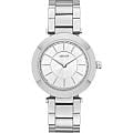  DKNY NY2285  NY2285 кварцевые женские часы  серый циферблат, браслет  — вид спереди