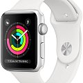 Часы Apple Watch Series 3, 38 мм, корпус из алюминия цвета «серебряный» фото 2