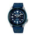 Seiko Seiko 5 Sports SRPH71K1S  SRPH71K1S механические мужские часы  синий циферблат, браслет силикон — вид спереди