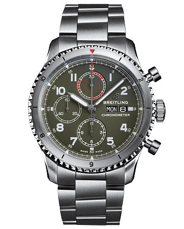 Breitling Aviator 8 Chronograph 43 Curtiss Warhawk A133161A1L1A1