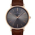 Jacques Philippe Jacques Philippe Base JPQGS073143  JPQGS073143 кварцевые мужские часы серый циферблат, браслет кожаный — вид спереди