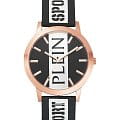Plein Sport Plein Sport Legend PSJBA0323  PSJBA0323 кварцевые женские часы черный циферблат, браслет силикон — вид спереди