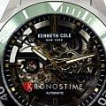 Kenneth Cole Kenneth Cole Automatic KCWGY0046001 механические мужские часы часы крупный план черный циферблата