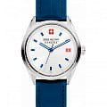 Swiss Military Hanowa Swiss Military Hanowa Roadrunner Lady SMWLB2200203  SMWLB2200203 кварцевые женские часы  белый циферблат, браслет кожаный — вид спереди