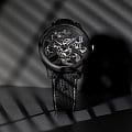 Maurice Lacroix Maurice Lacroix Masterpiece Skeleton Label Noir MP7228-DLB04-090-2 механические мужские часы часы крупный план серый циферблата