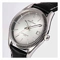 Jacques Lemans Jacques Lemans Derby 50-4Q кварцевые женские часы часы, крупный план серебристый циферблат