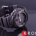 Casio AWG-M100B-1AER наручные мужские часы застежка крупным планом