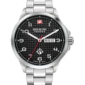 Swiss Military Hanowa Swiss Military Hanowa SMWGH2100303  SMWGH2100303 кварцевые мужские часы  белый циферблат, браслет нержавеющая сталь — вид спереди