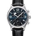Certina Certina DS-8 Moon Phase C033.460.16.047.00 DS 8 C0334601604700 кварцевые мужские часы синий циферблат, браслет кожаный — вид спереди