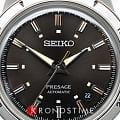Seiko Seiko Presage SRPL09J1 механические мужские часы часы, крупный план черный циферблат