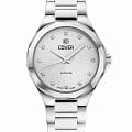 Cover Cover Cardea Crystal CO221.01  CO221.01 кварцевые женские часы серебристый циферблат, браслет нержавеющая сталь — вид спереди