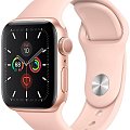 Часы Apple Watch Series 5, 44 мм, корпус из алюминия цвета «розовое золото» фото 2