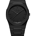 D1 Milano D1 Milano Polycarbon PCBJ10  PCBJ10 кварцевые мужские часы  черный циферблат, браслет пластик — вид спереди