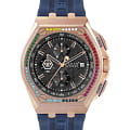 Philipp Plein Philipp Plein Extreme PWGAA0321  PWGAA0321 кварцевые мужские часы черный циферблат, браслет силикон — вид спереди