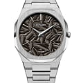 D1 Milano D1 Milano Ultra Thin UTBJ32  UTBJ32 кварцевые мужские часы черный циферблат, браслет нержавеющая сталь — вид спереди