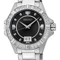 Seiko Seiko Seiko Lord SUR807P1  SUR807P1 кварцевые женские часы черный циферблат, браслет нержавеющая сталь — вид спереди