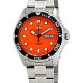 Orient Orient Diving Sports Automatic AA02006M  AA02006M механические мужские часы оранжевый циферблат, браслет нержавеющая сталь — вид спереди