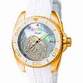 Invicta Invicta Angel IN0488  IN0488 кварцевые женские часы перламутровый циферблат, браслет силикон — вид спереди
