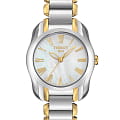 Tissot Tissot T-Wave T023.210.22.113.00 T Wave T0232102211300 кварцевые женские часы  перламутровый циферблат, браслет сталь c pvd покрытием — вид спереди