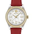 Philipp Plein Philipp Plein Queen PWCDA0124  PWCDA0124 кварцевые женские часы белый циферблат, браслет кожаный — вид спереди
