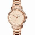 Fossil Fossil Carlie  ES4288  ES4288 кварцевые женские часы  розовый циферблат, браслет  — вид спереди