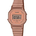 Casio Casio Collection  LA-11WR-5AEF Retro LA-11WR-5AEF кварцевые женские часы  розовый циферблат, браслет нержавеющая сталь — вид спереди