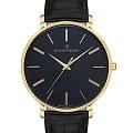Jacques Philippe Jacques Philippe Base JPQGS072111  JPQGS072111 кварцевые мужские часы черный циферблат, браслет кожаный — вид спереди