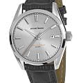 Jacques Lemans Jacques Lemans 1-1859i  1-1859i кварцевые мужские часы  серебристый циферблат, браслет кожаный — вид спереди