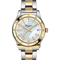 Salvatore Ferragamo Salvatore Ferragamo SFDI00318  SFDI00318 кварцевые женские часы перламутровый циферблат, браслет сталь с ip покрытием — вид спереди